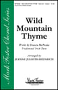 Wild Mountain Thyme Unison choral sheet music cover